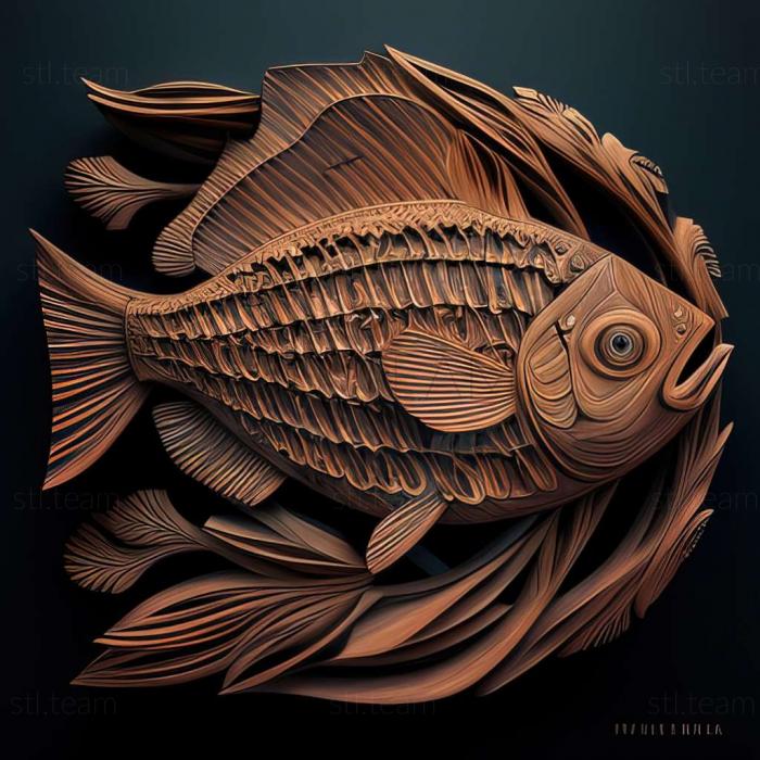 3D модель Риба Панакі (STL)